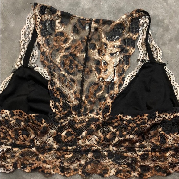 Cheetah print bralette size: M - Picture 4 of 4